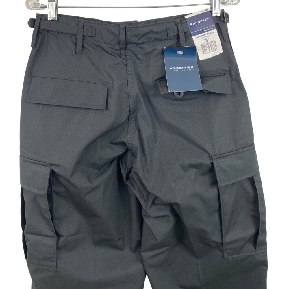 Propper Uniform Trouser Mens Black Military Work Cargo BDU Pants Size SR 30x32 - Picture 6 of 11